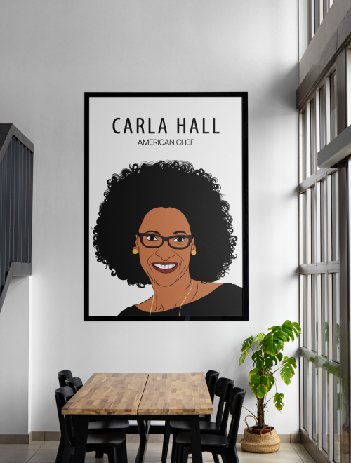 carla hall mockup
